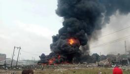 慘烈！卡車沖進(jìn)液化氣瓶堆引發(fā)爆炸！已致15人死亡！