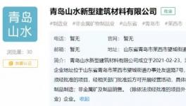 山水水泥于青島建“山水新建”公司，持股100%！