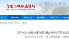 連發(fā)多起安全事故！三家混凝土企業(yè)被處理！
