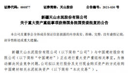 通過！中國建材重大重組獲批！