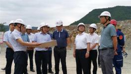 廣州市長前往旺蒼水泥開展石灰?guī)r調(diào)研！